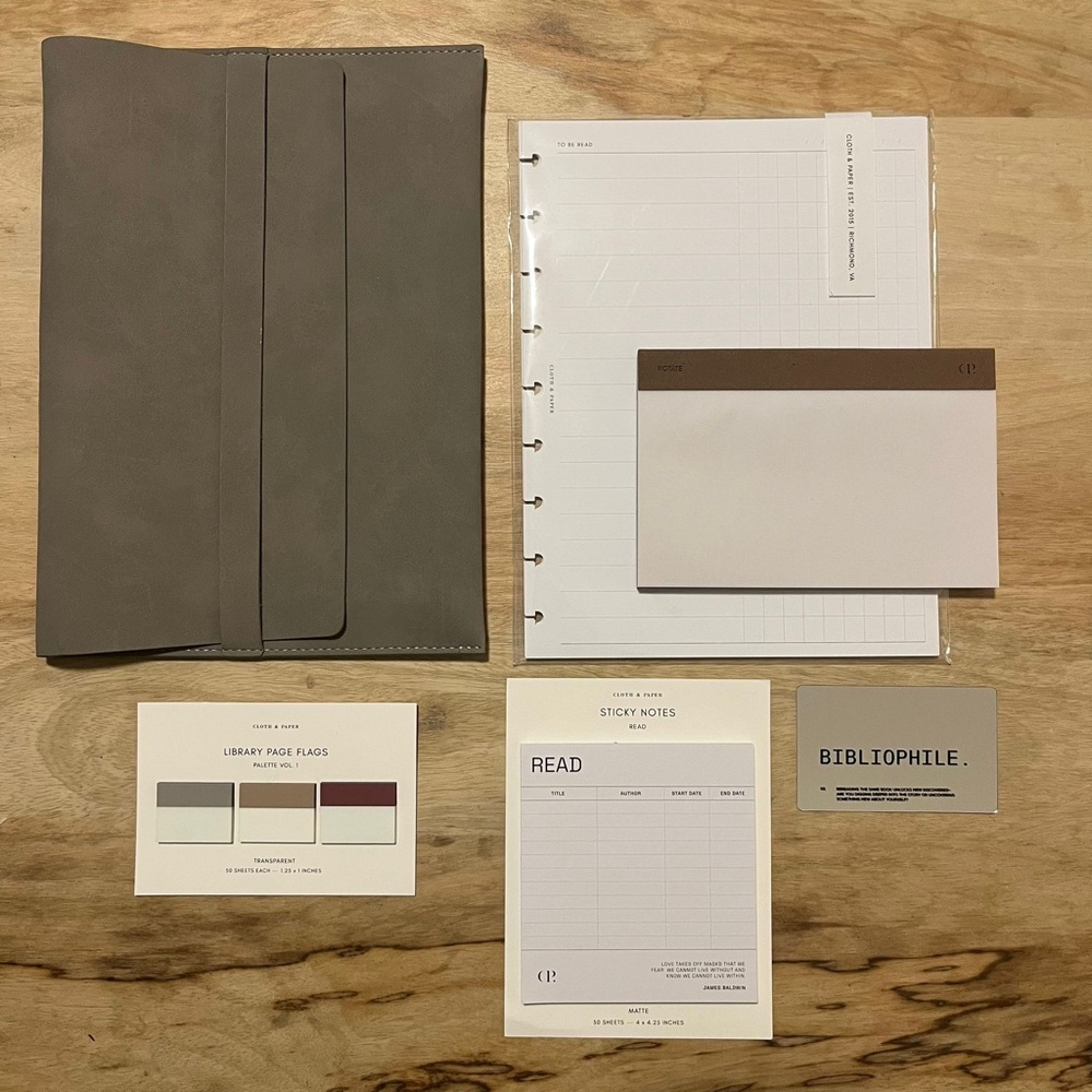 Cloth & Paper‎ Bibliophile Set